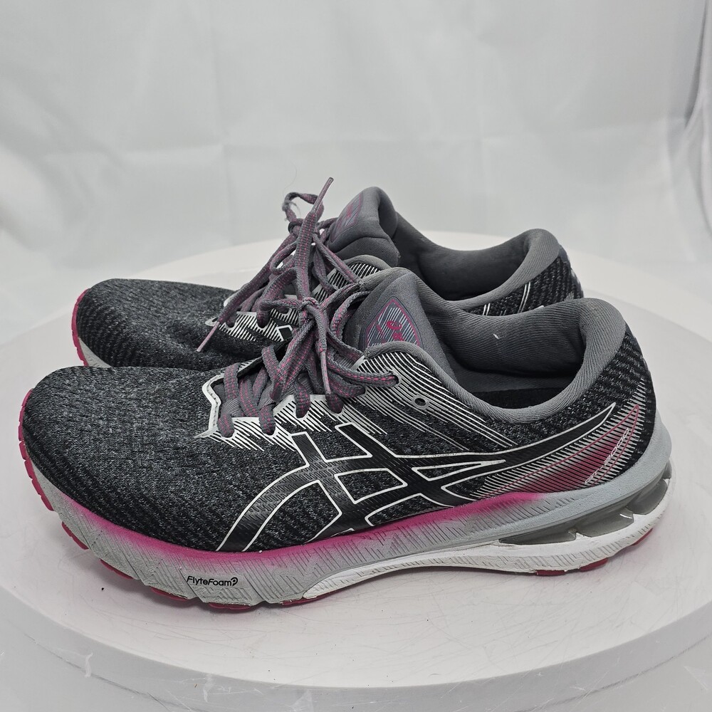 ASICS GT 2000 10 Women Size 10 Wide Sheet Rock Pink Wave Gray Running Sneakers